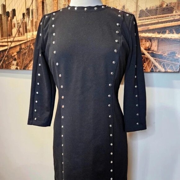 Dresses & Skirts - Michael Kors Black Studded Dress - Size 10